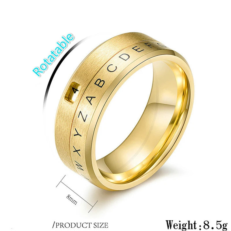 Viking Gothic Finger Spinner Ring — Stainless Steel