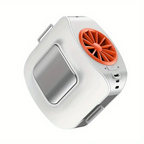 10000mAh Portable Waist Fan with 2 Detachable Straps & Semiconductor Cooling Plate - 13500RPM Hands-Free Wearable