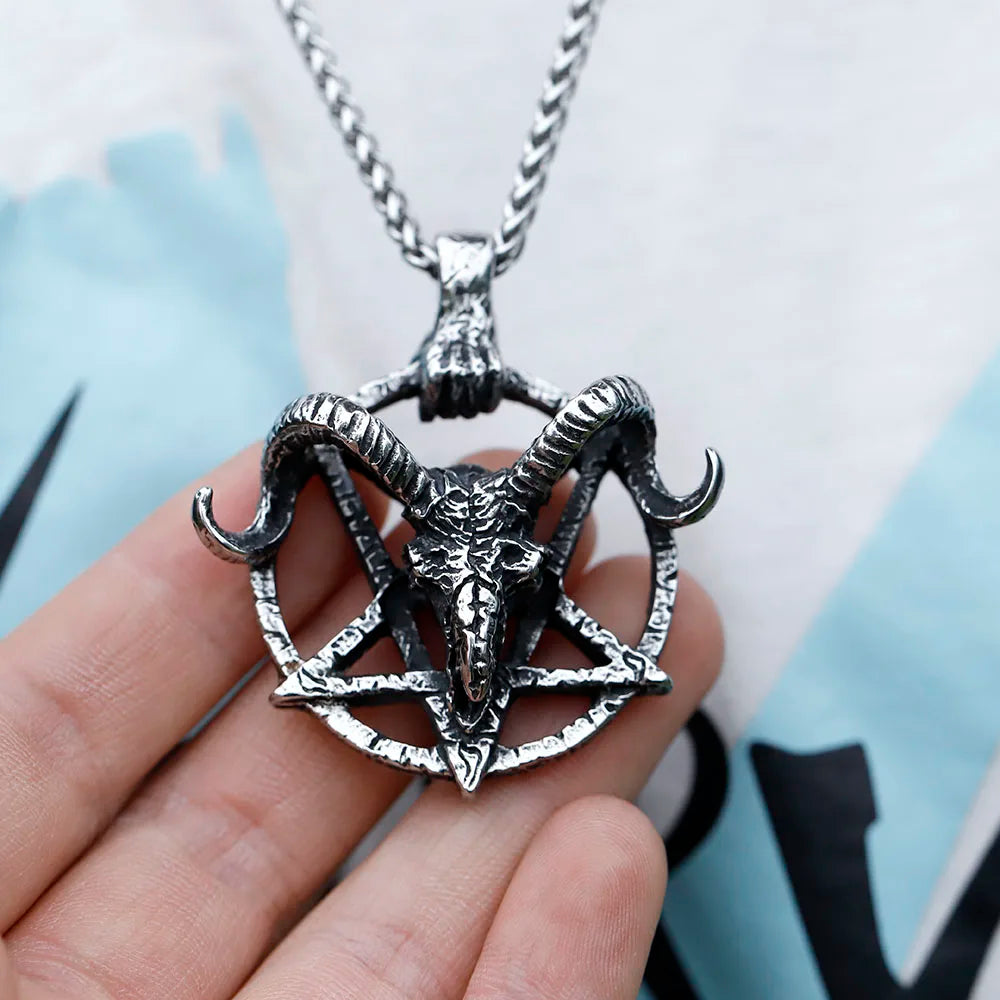 Viking Stainless Steel Pendant Necklace