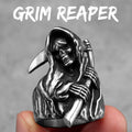 Grim Reaper Skull Ring — Stainless Steel