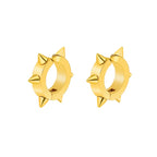 Rivet Clip Earring — Gold Stainless Steel