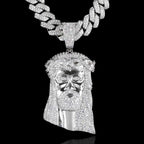 Necklaces Chain For Women Mens Full Iced Out Zircon Custom Big Jesus Pendant With Cuban Chain Hip Hop Jewelry