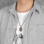 Archangel Michael Pendant — Stainless Steel