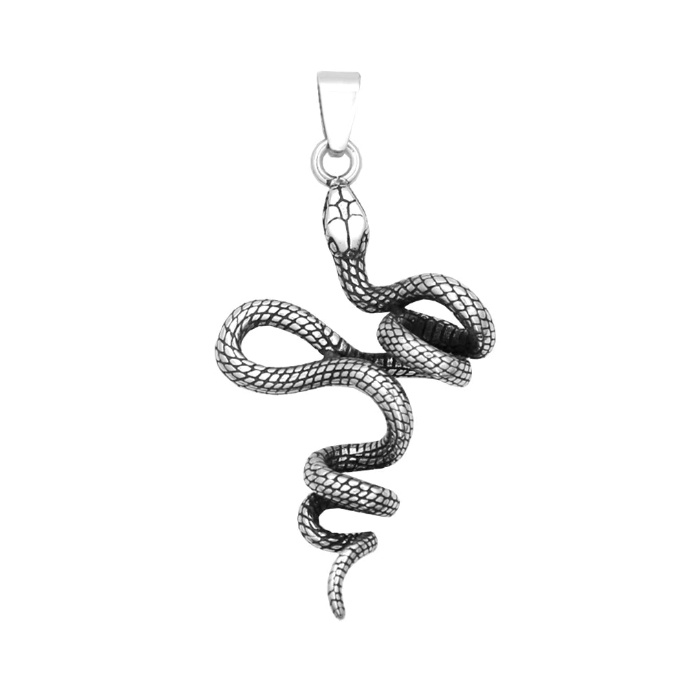 Crow Skull Pendant Necklace — Stainless Steel