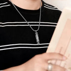 Openable Gawu Box Pendant Necklace — Silver-Tone