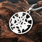 Steel Pendant Vintage Punk Witchcraft Pentagram