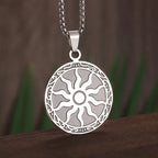 Witch Knot Necklace Celtic Knot Pendant Stainless Steel Amulet Triskelion Ankh Cross Pentagon Jewelry Birthday Gift for Women