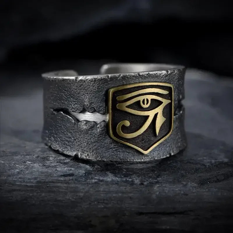 Retro Domineering Ethnic Style Fire-Breathing Dragon Ring Men\\\\\'s Charm Open Ring Punk Motorcycle Rider Jewelry Accessories