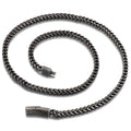 Vintage 4.5MM Curb Link Chain Necklace Man Stainless Steel Men's Chain Necklaces Choker for Man 50/55/60CM Long Viking