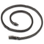 Vintage 4.5MM Curb Link Chain Necklace Man Stainless Steel Men's Chain Necklaces Choker for Man 50/55/60CM Long Viking