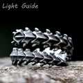 2022 NEW Men's 316L stainless steel rings Vintage Fashion Gothic Motorcycle Jewelry for teen gift free shipping