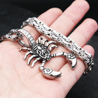 Scorpion Pendant Necklace — Stainless Steel