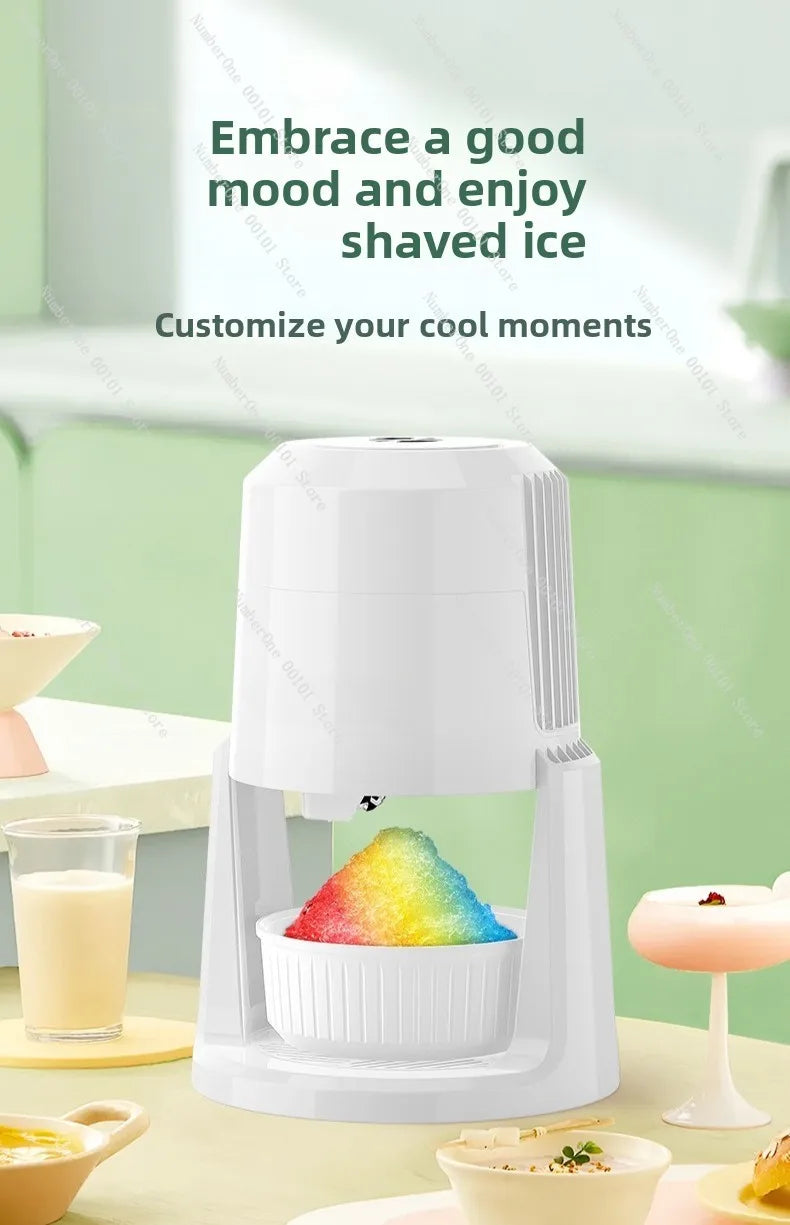 Automatic household small hail ice machine,Electric ice crusher , Mianmian ice machine