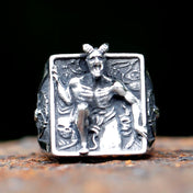 Satanic Baphomet Ring — Lucifer, Stainless Steel