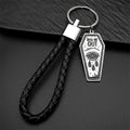 Key Silver Ring Gothic Dark Punk Dig Out Coffin