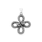 Gothic Snake Stainless Steel Pendant Necklace