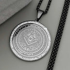 Gold Pendant Annuit Coeptis All Seeing Eye Providence