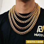 Stainless Steel Cuban Chain Necklace Miami