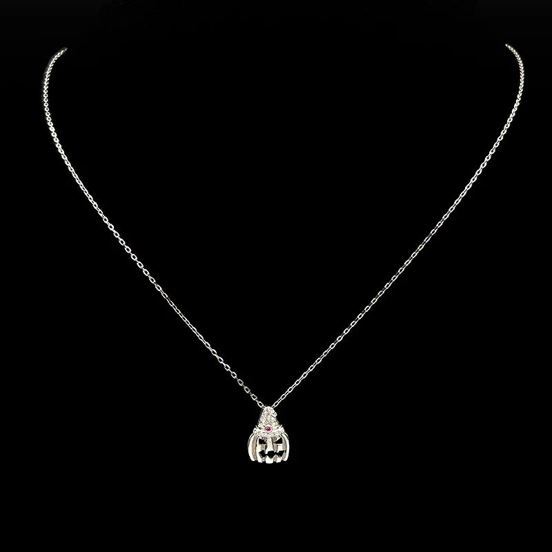 925 Silver Pumpkin Witch Hat Pendant — SS