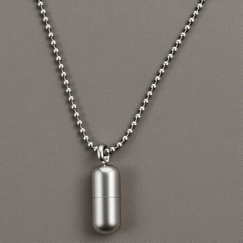 Capsule Stainless Steel Necklace