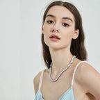 Heart Tennis Chain Iced Out Necklace