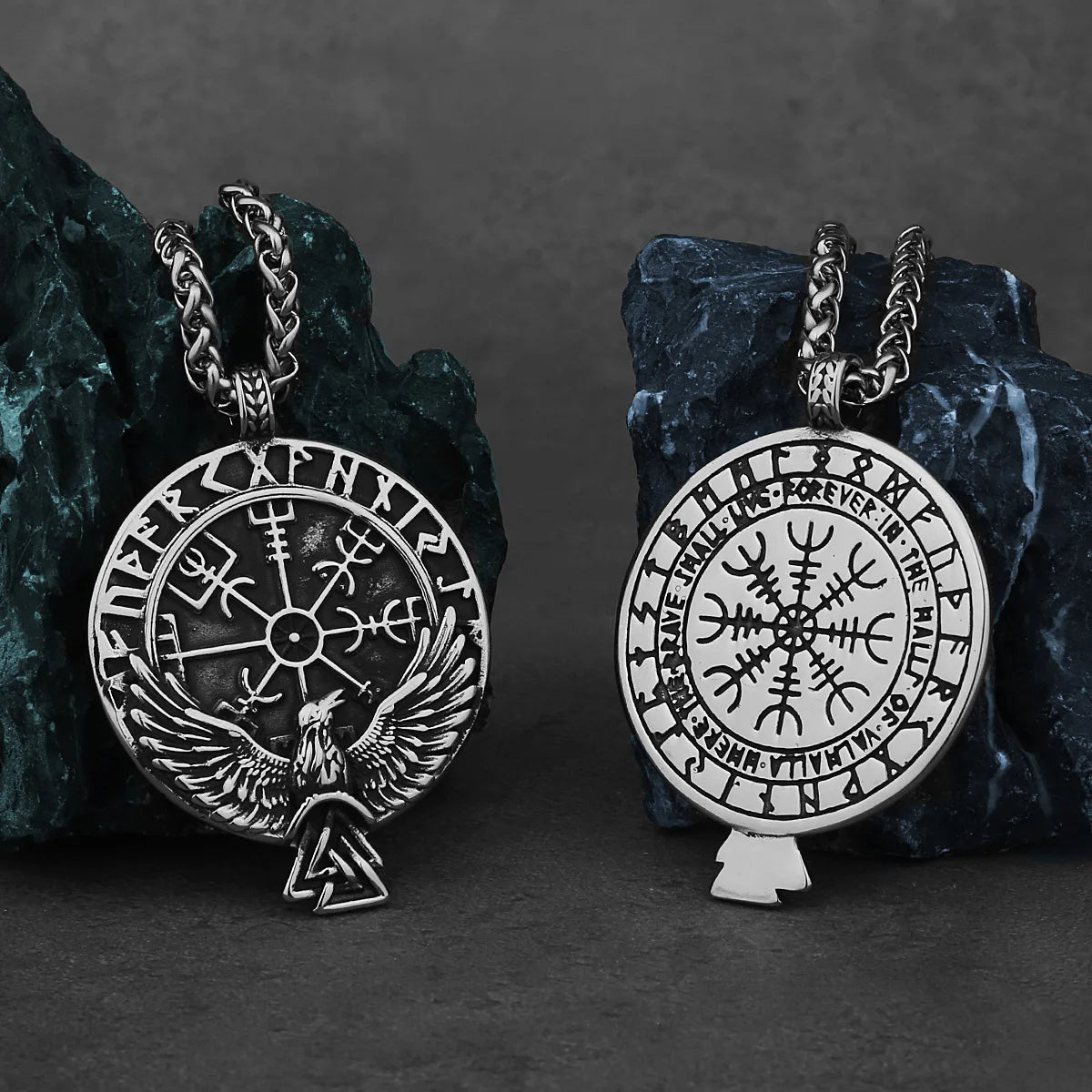 Odin Steel Pendant 316L Viking Rune Nordic