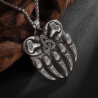 Retro Domineering Nordic Battle Ax Pendant Necklace for Men and Women Punk Pendant Lucky Amulet Jewelry Gift