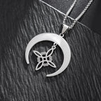 Jewelry Round Celtic Knot Necklace for Men Nordic Rune Amulet Fashion Sweater Necklace Gift