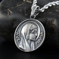Virgin Mary Pendant — 925 Silver