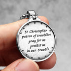 St. Christopher Pendant — Stainless Steel