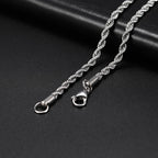 My Shape Basic Cuban Chain Necklaces for Men Chains Punk Figaro Box Curb Chain Chokers Lobster Clasp Fashion Male