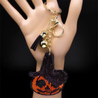 Iced Out Key Steel Pendant Halloween Ghost Pumpkin