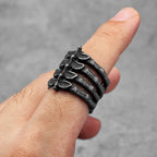 Spine Ring — Stainless Steel