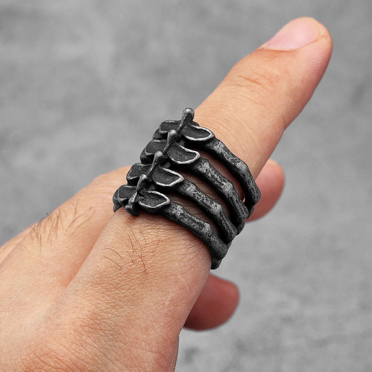 Spine Ring — Stainless Steel