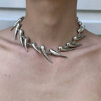 Cyberpunk Choker Pendant Necklace