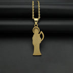 New Fashion Creative Scythe Death Skull Pendant Charming Men's Necklace Hip Hop Punk Accessories Party Gift Jewelry