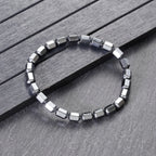 New Arrow Hematite Elastic Bracelet Men Jewelry Armband Heren Fashion Beaded Yoga Bracelet Women Bileklik