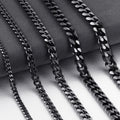 Cuban Chain Necklace 3-9mm — Stainless