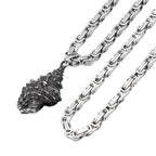 Retro Seashells Conch Necklace Stainless Steel Punk Fashion Sea Shell Pendant Chain For Men Women Cool Beach Surfing Jewelry
