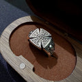 Croix de Guerre Rose Open Ring — Silver