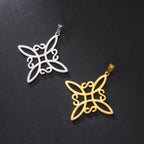 Celtic Stainless Steel Pendant Necklace