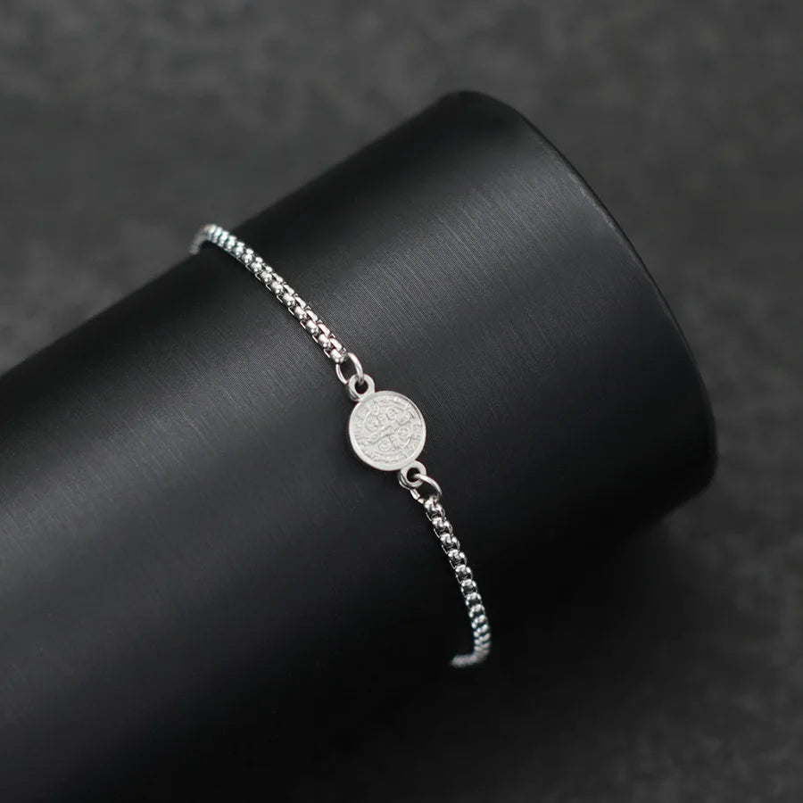 Peace Symbol & Anchor Bracelet — 3 Styles, Stainless Steel