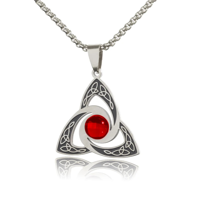 Vajra Pendant Necklace — Stainless Steel