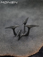 Neo-Gothic Claw Ring — Stainless Steel