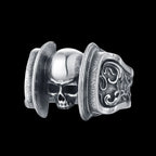 Men's Calvarium Skull Ring Gothic 316L Stainless Steel Biker Ring Motorcycle Band jewellery Party Gift OSR734