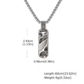 Small Dogtag Pendant Necklaces for Men Boys,Vintage Stainless Steel Hammered Texture Military Dog Tag Collar Gift