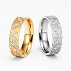 Gemstone Statement Ring — Stainless Steel