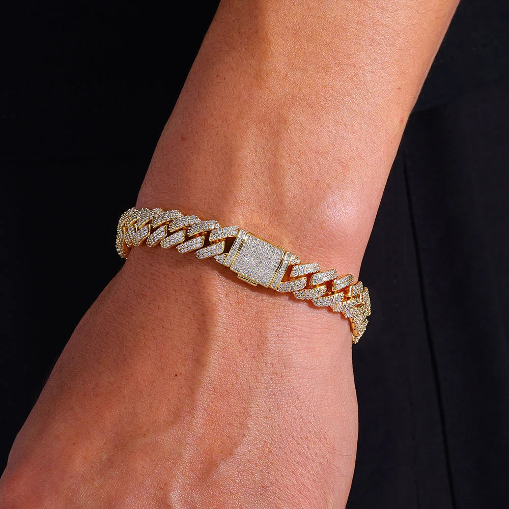 Iced Out Cuban Chain Stainless Steel 10MM