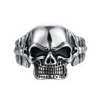 Gothic Skull Body Chain Bracelet — Stainless Steel