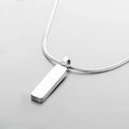 Men's stainless steel jewelry golden pendant Cuban chain necklace waterproof and non fading quality jewelry sold directly